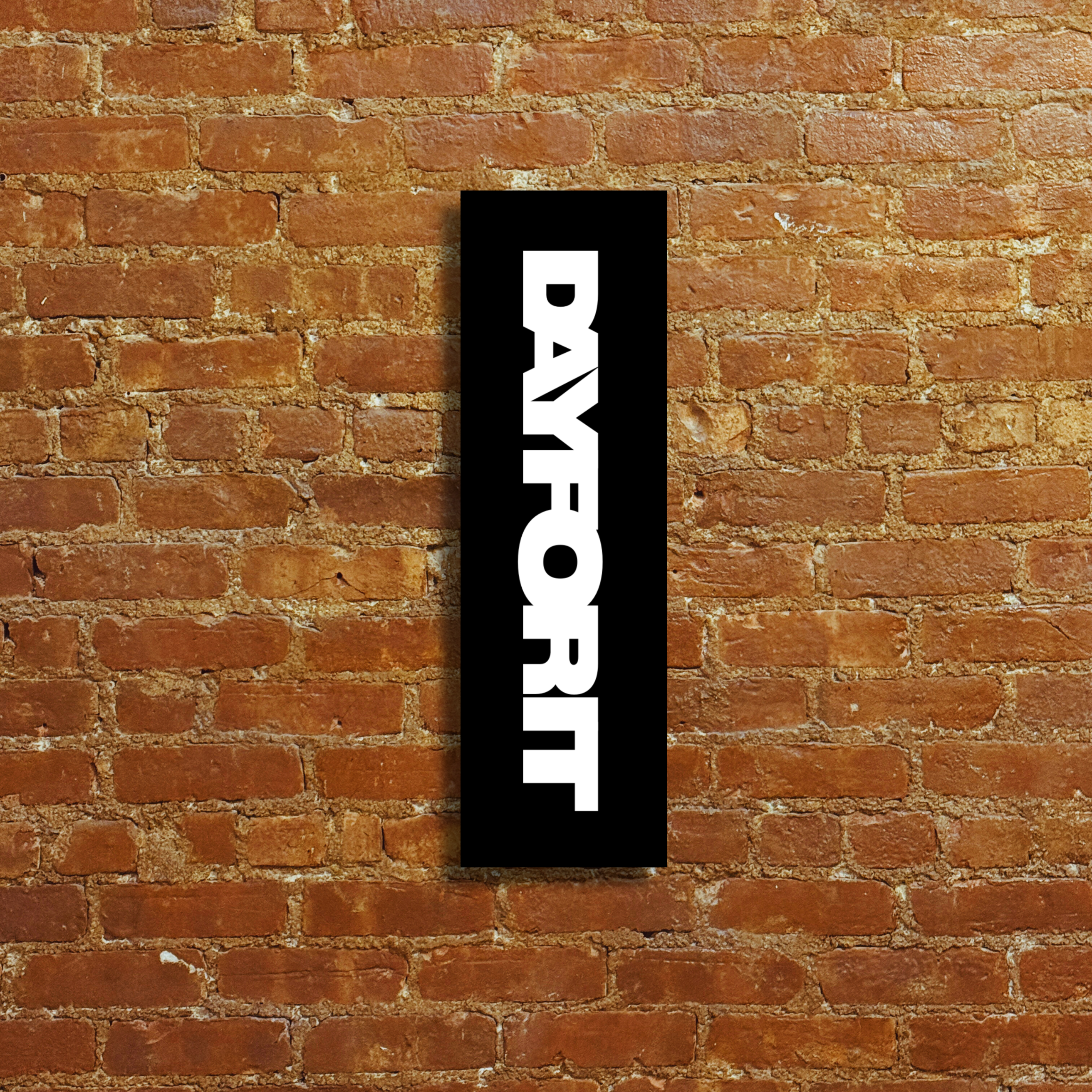 DAY FOR IT logo (STICKERS || 3 PACK)